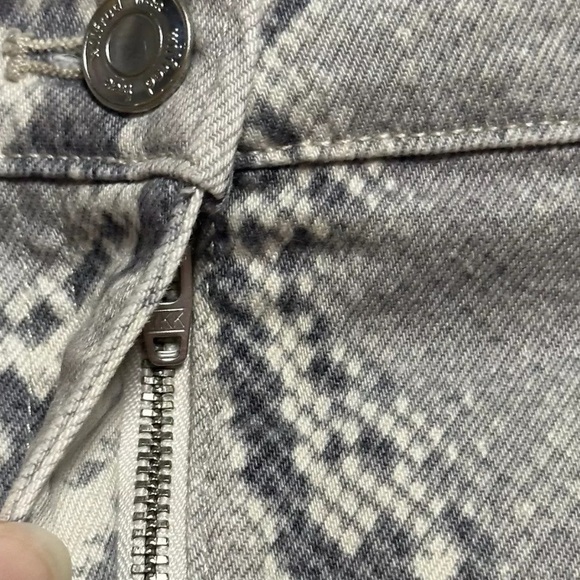 Wilfred Free | Kelsey Python Denim Mini Skirt Pockets - Picture 10 of 14